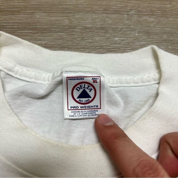 Vintage Miami Hurricanes Hoops Basketball Get On Board Shirt 98 99 Size XL READ - Picture 9 of 9